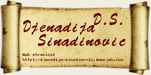 Đenadija Sinadinović vizit kartica